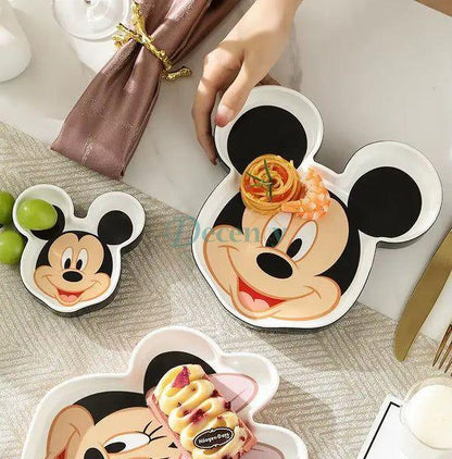 Mickey Mouse Ceramic Plate 8 inch