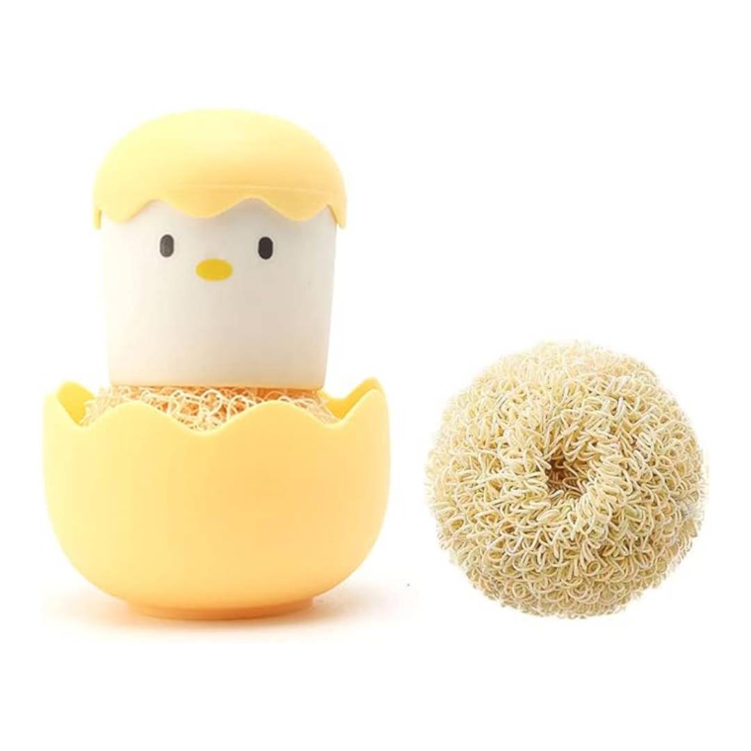 Multipurpose Cute Eggshell Chicken Cleaning Brush
