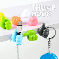 Silicone Thumb Wall Hook - Pack of 10