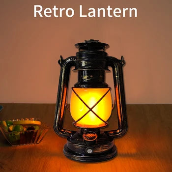 Lantern Lamp Rechargeable Hanging