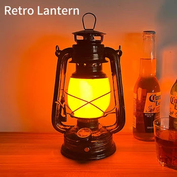 Lantern Lamp Rechargeable Hanging