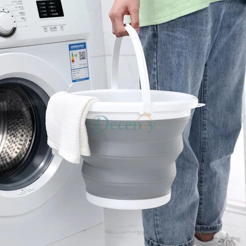 Multifunctional 10L Silicone Bucket
