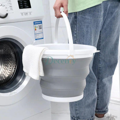 Multifunctional 10L Silicone Bucket