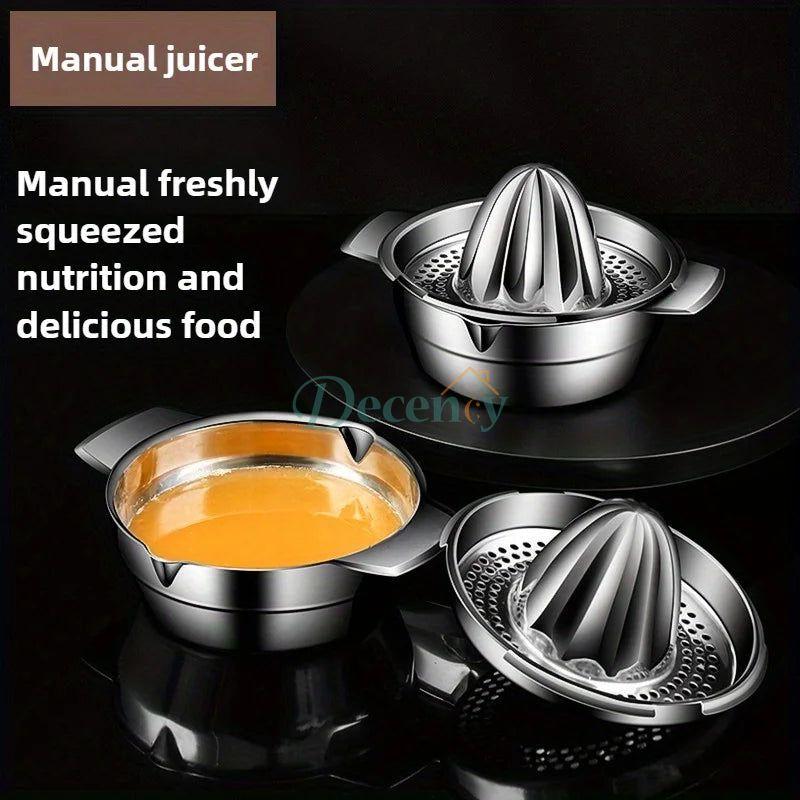 Stainless Steel Manual Citrus Juicer Press