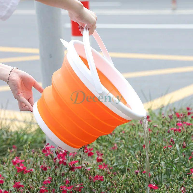 Multifunctional 10L Silicone Bucket