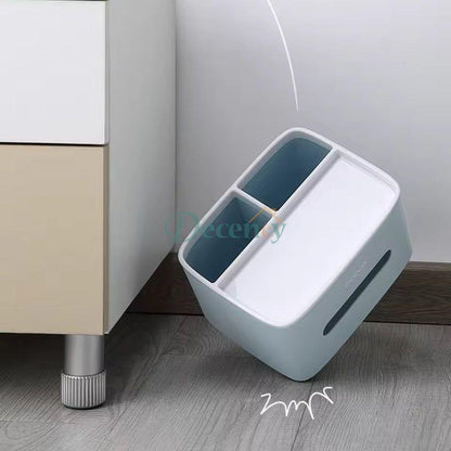 Ecoco Tissue Box – Nordic Style Waterproof 2-Compartment Holder