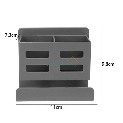 Hole-Free Bathroom Storage Rack – Wall-Mounted Washbasin Organizer