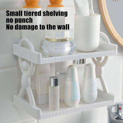 2 Layers Wall Mounted Storage Shelf