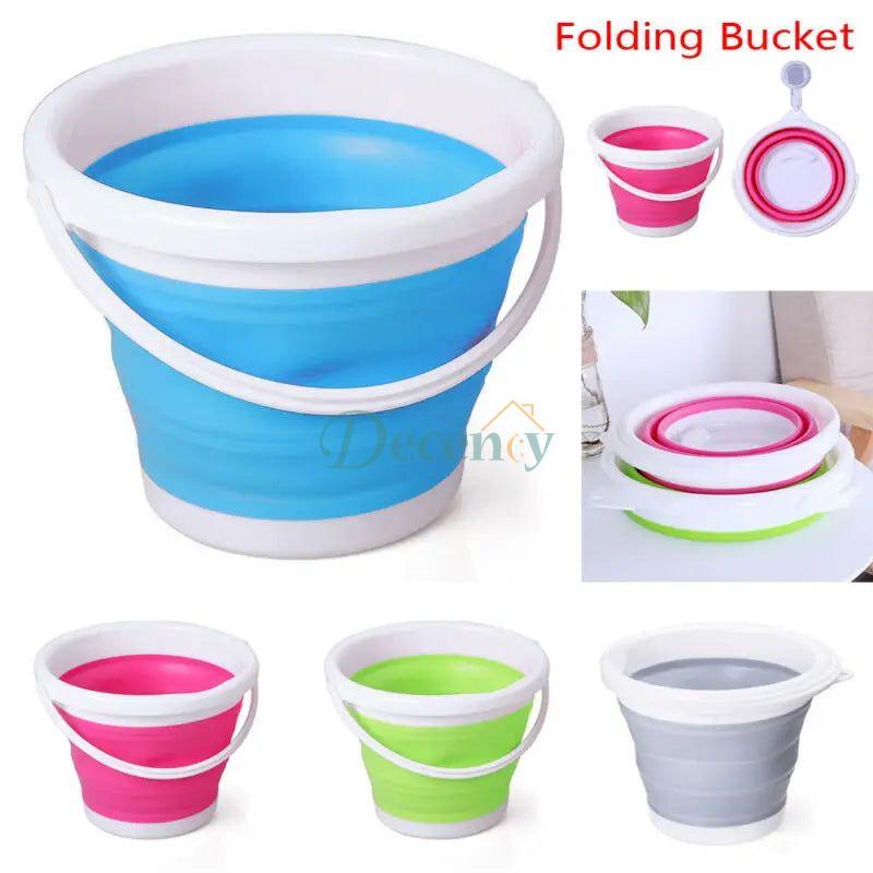 Multifunctional 10L Silicone Bucket
