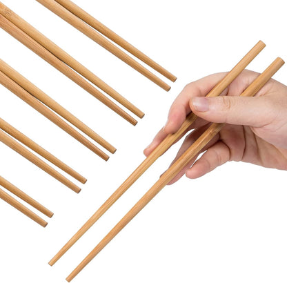 10 Pcs Wooden Bamboo Chopsticks