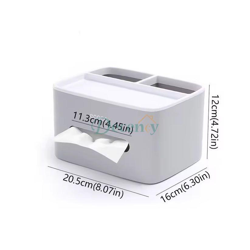 Ecoco Tissue Box – Nordic Style Waterproof 2-Compartment Holder
