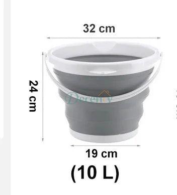 Multifunctional 10L Silicone Bucket