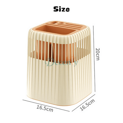 Multifunctional Kitchen Knife Rack – Drainage Cutlery Holder & Utensil Organizer