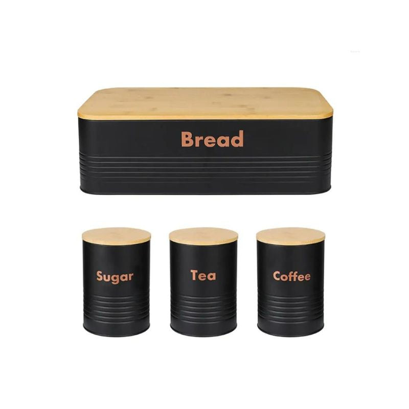 Bread Box Container For Cookies Set of 4