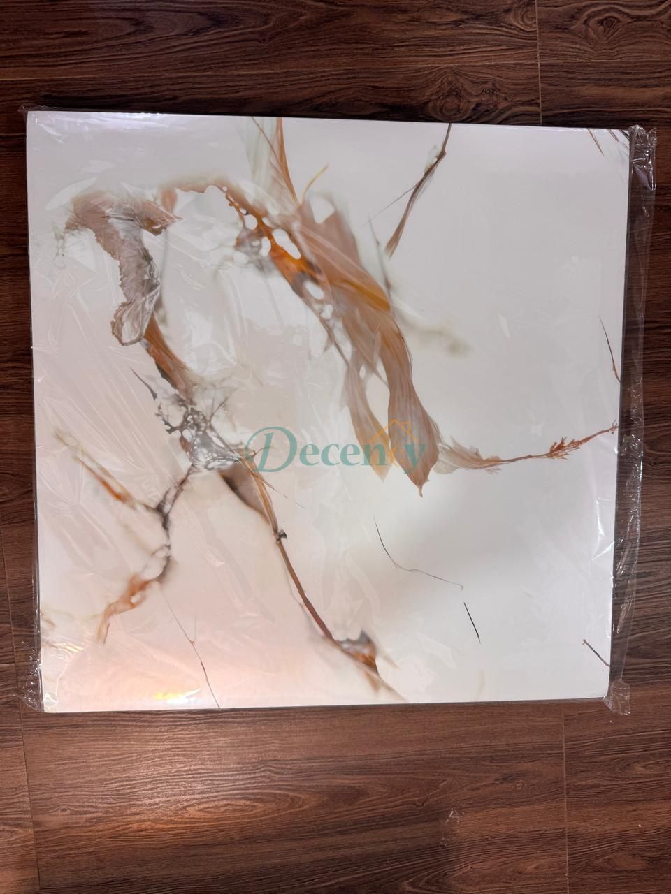 60x60cm Marble Gold 3D Self-Adhesive Waterproof Kitchen Tile Decal