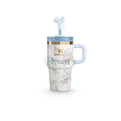 The Stanley X LoveShackFancy Holiday Quencher | 20  OZ - Rosa Beaux Blue