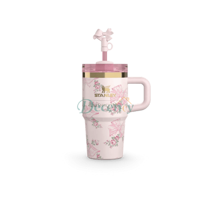 The Stanley X LoveShackFancy Holiday Quencher | 20 OZ - Rosa Beaux Pink