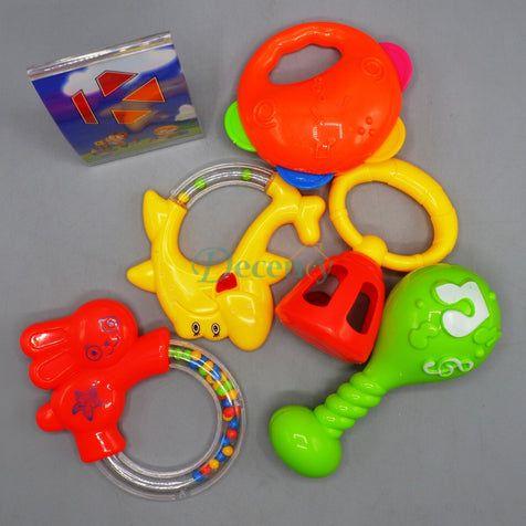Mini Baby Rattles Pack of 5