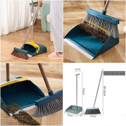 Broom And Dustpan Set Scoop Cleaning Brush