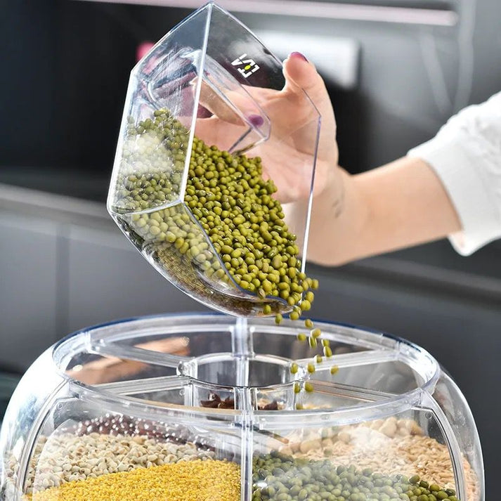 Rice Grain Dispenser Food Container Grain Bucket Storage Box