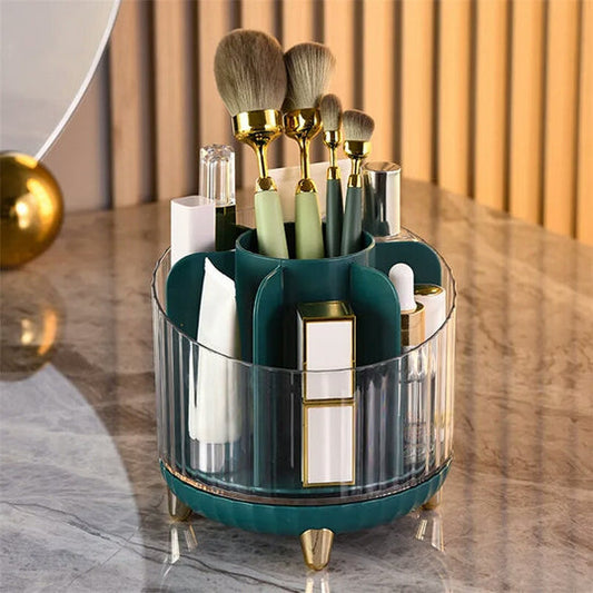 360° Rotating Desk Makeup Organizer