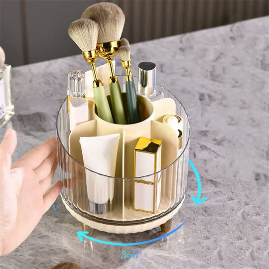 360° Rotating Desk Makeup Organizer