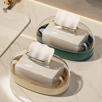 Wall Mounted Oval Tissue Box