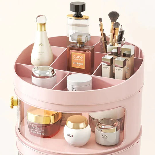 Clear Vanity Makeup And Cosmetic Organizer