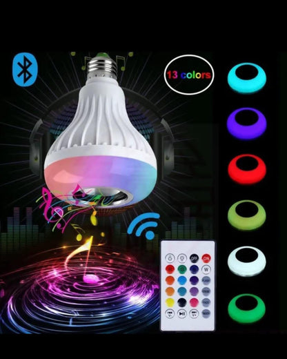 Wireless Bluetooth LED Speaker Bulb RGB