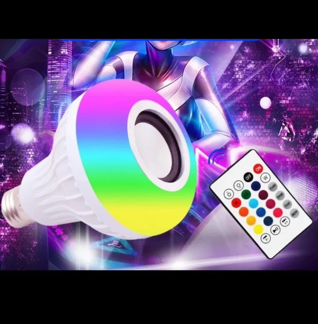 Wireless Bluetooth LED Speaker Bulb RGB