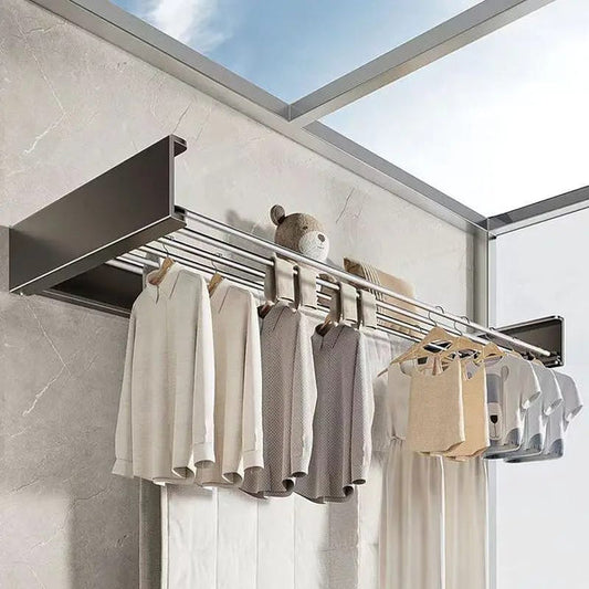 Retractable Wall Mounted Laundry Drying Rack