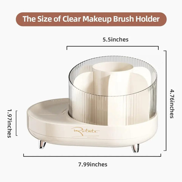 360 Clear Cosmetic Brushes Holder