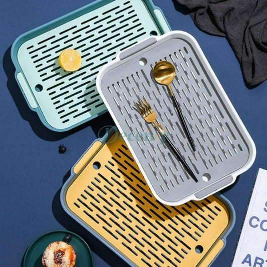 Double-layer Storage Dish Drain Tray