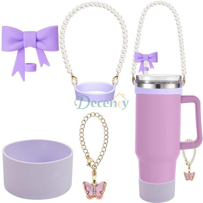  4Pcs Stanley Tumbler Accessories Set Complete Accessory Kit to Enhance Your Stanley Tumbler
