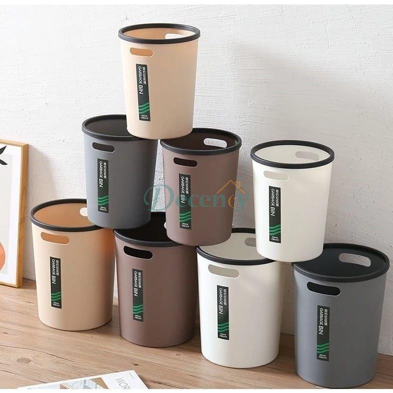 Elegant Open-Top Waste Bin – Modern & Durable Trash Can