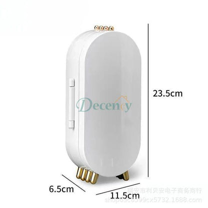 Folding Portable Jewelry Organizer Box with 153 Holes for Earrings and Necklaces