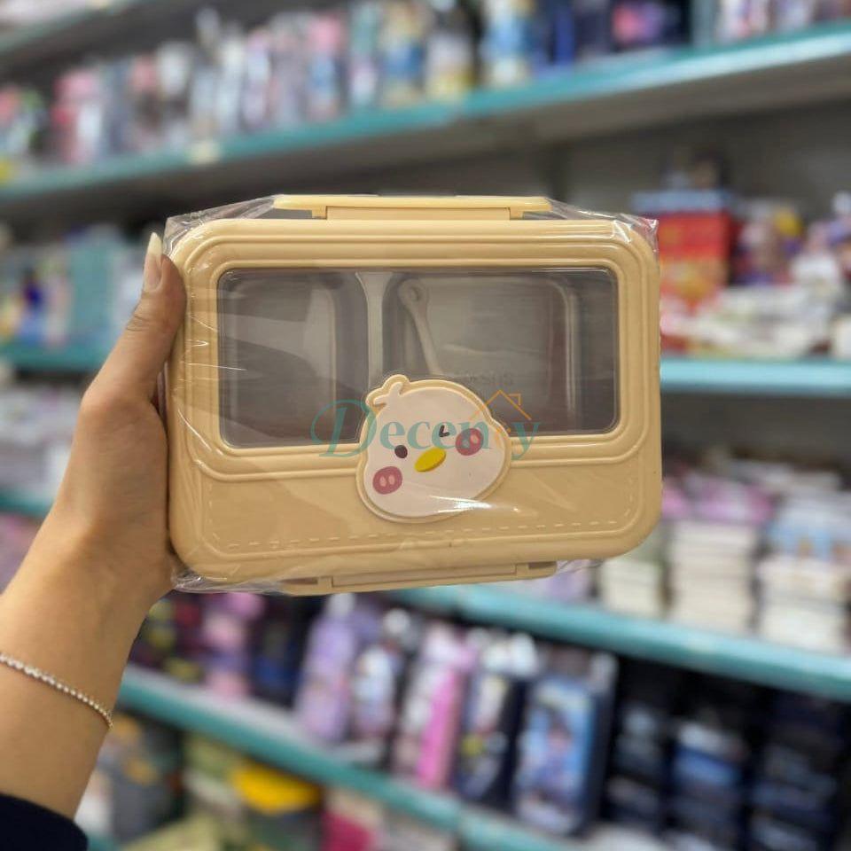 Stainless Steel Insulated Lunch Box 2 Compartment Tiffin for Kids/Office