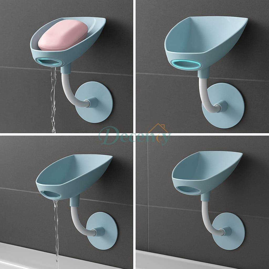 Wall-Mounted Shell-Shaped Soap Dish Holder