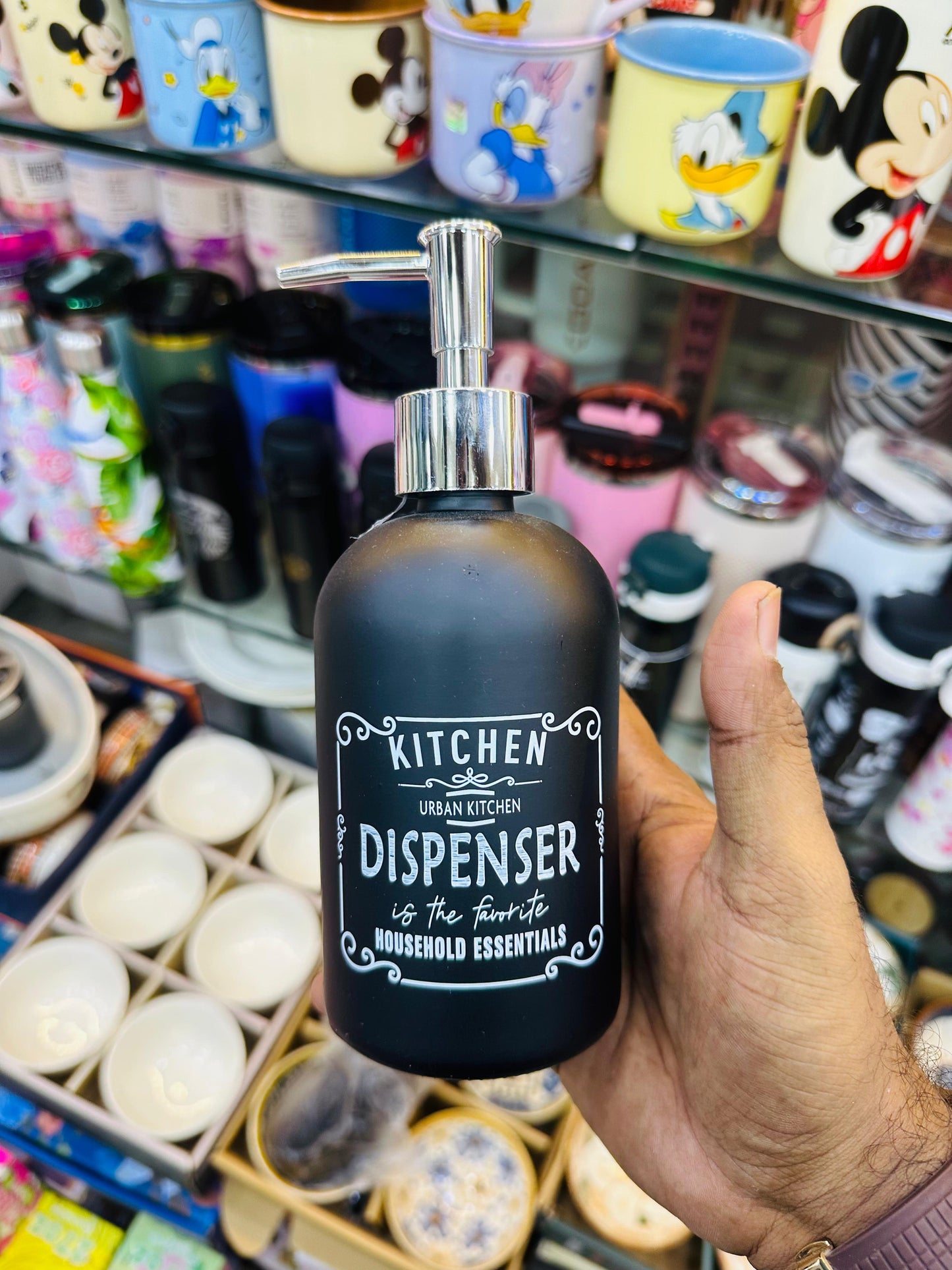 410ml Ceramic European Creative Marble Texture Refillable Press Soap Dispenser Liquid Dispenser For Bathrooms,Home，Hotels