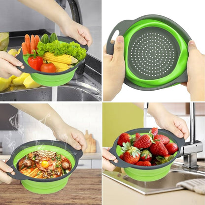 Foldable Silicone Drain Basket