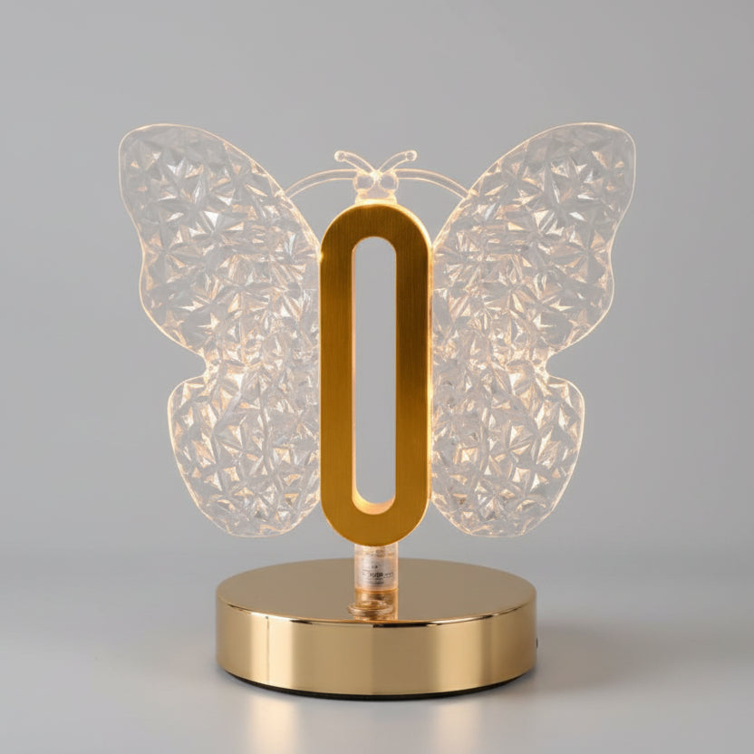 BUTTERFLY LED RECHARGEABLE TABLE LAMP