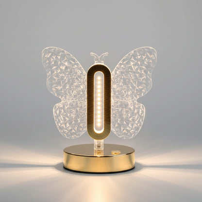 BUTTERFLY LED RECHARGEABLE TABLE LAMP