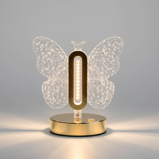 BUTTERFLY LED RECHARGEABLE TABLE LAMP