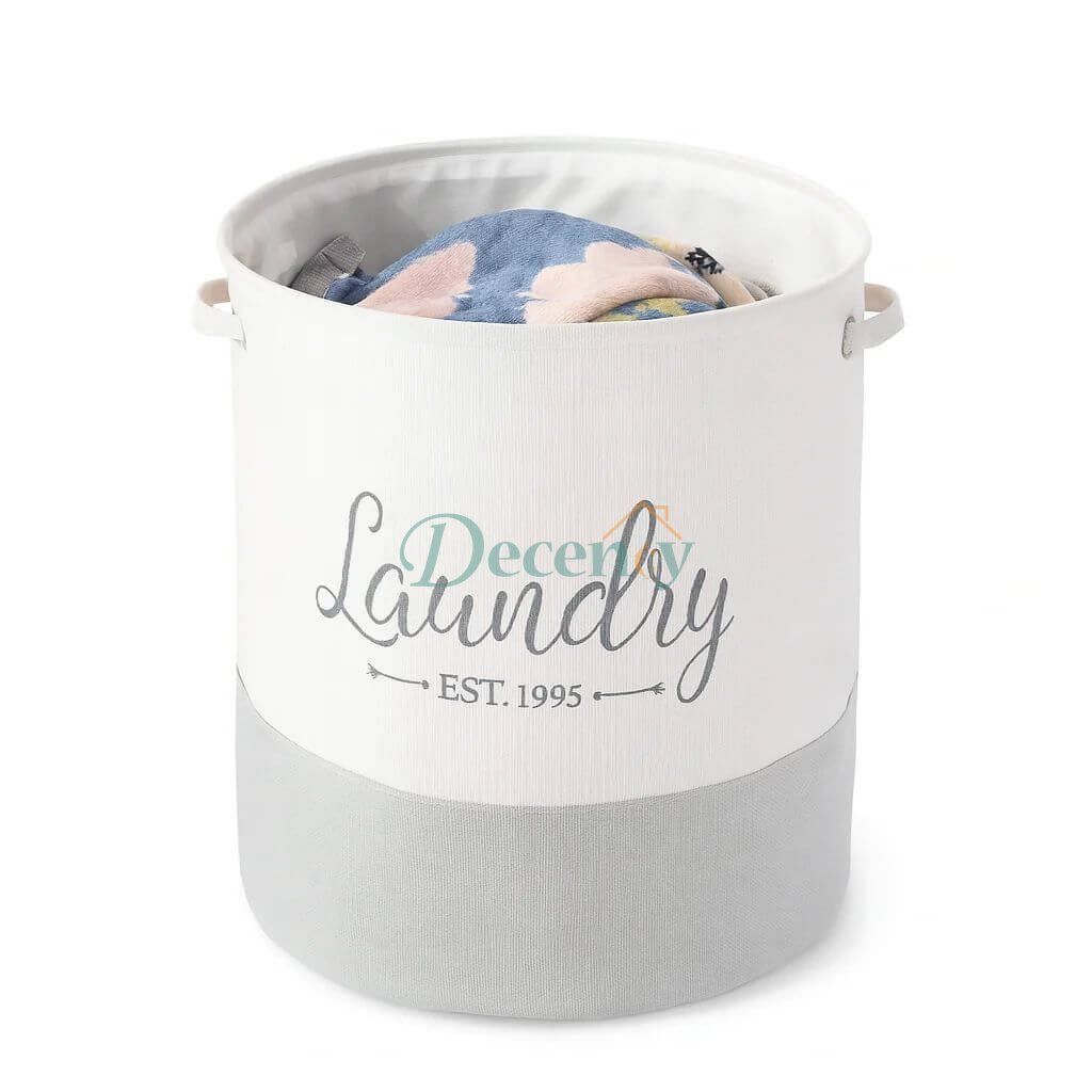 Multi-Functional Foldable Thick Fabric Laundry Basket – 35×40cm Storage Organizer