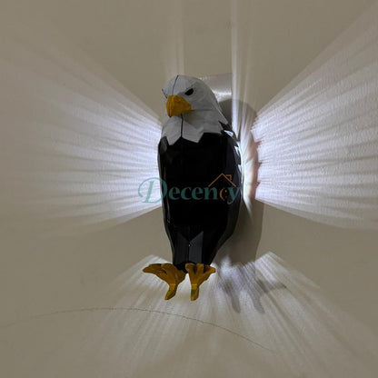 Eagle Bird Shadow Night Lamp, USB Charging, with Remote Controls