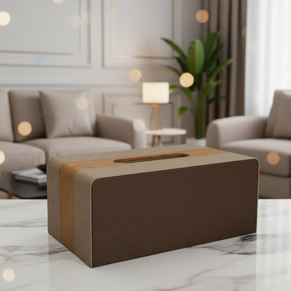 Luxury Leather Tissue Box Holder – Rectangular ( 4 )