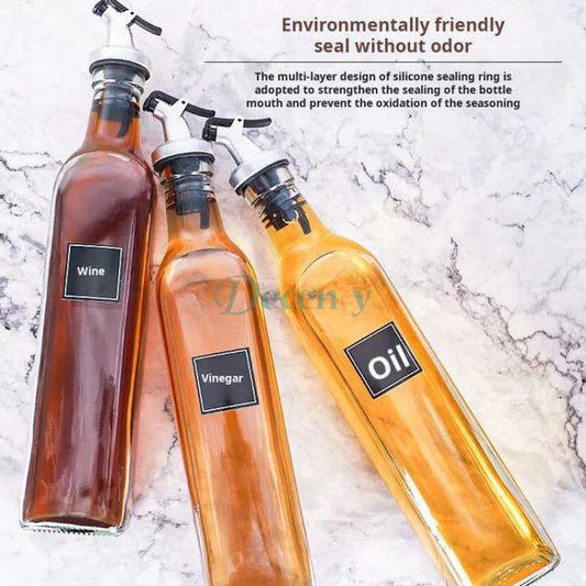 2-piece Glass Oil Bottle