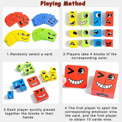 Children Cube Face Changing Block Game