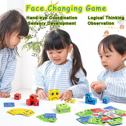 Children Cube Face Changing Block Game