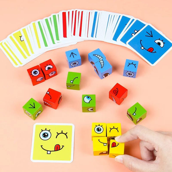 Children Cube Face Changing Block Game